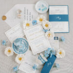 It Snowed For Their First Look, Setting The Scene For a Sophisticated Winter Wedding