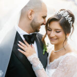 A Standout Sweetheart Table at This Black-And-White Wedding