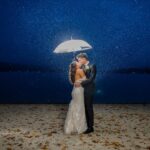 This Couple Took Awesome Rain Photos at Their Lake Mohawk Wedding
