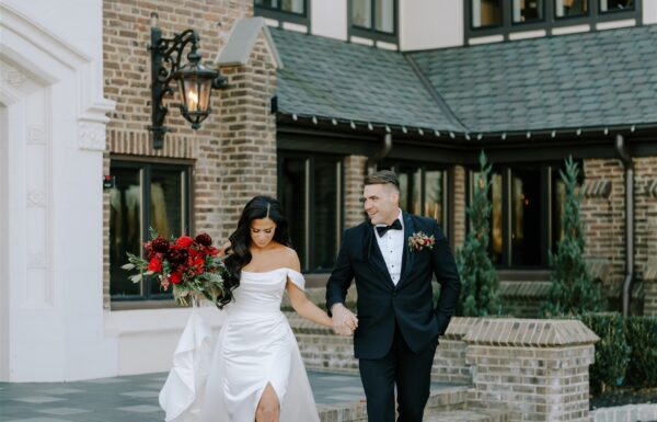 The wedding of A Christmas-Themed Wedding With Timeless Holiday Charm A Christmas-themed wedding at TillingHouse in New Jersey. Gallery 15
