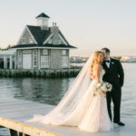 High School Sweethearts Tie the Knot in a Minimalist Coastal-Chic Wedding