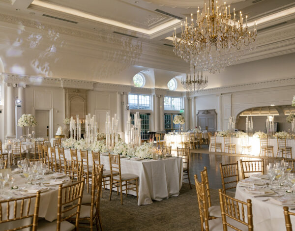 Ballroom wedding at Park Chateau Estate & Gardens in East Brunswick NJ.