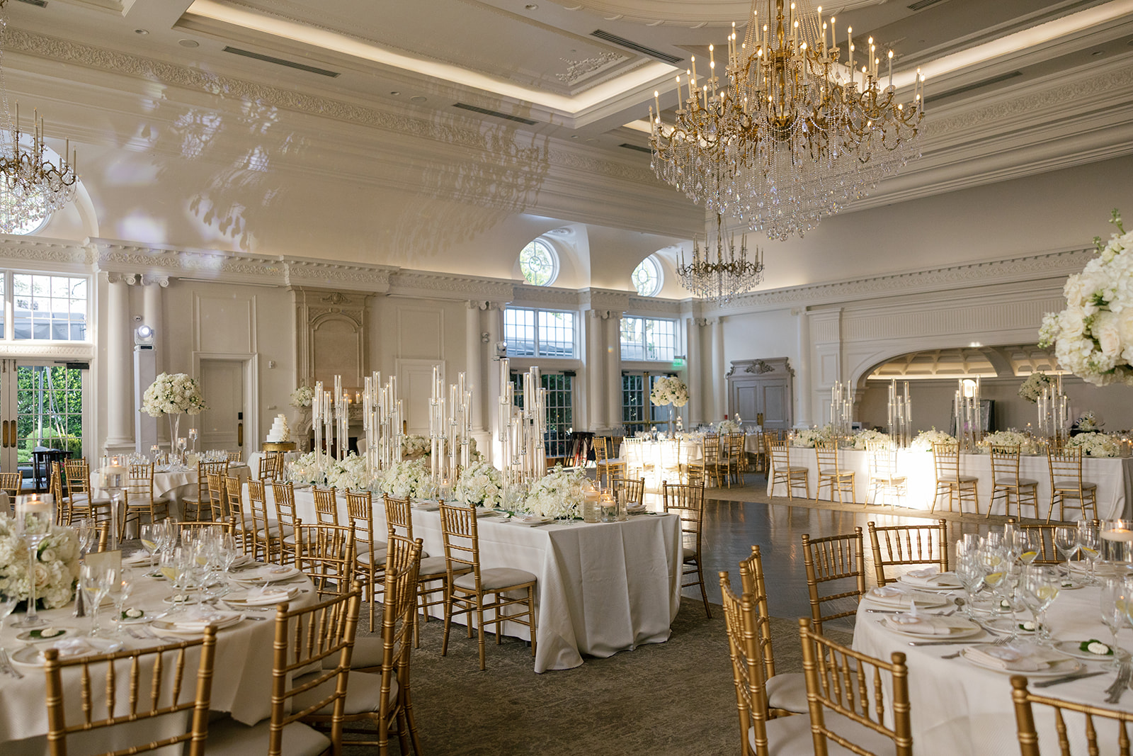 Ballroom wedding at Park Chateau Estate & Gardens in East Brunswick NJ.