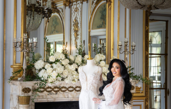 Maddy Cretella, whose parents own By Landmark, wed at Elkins Estate in Pennsylvania.