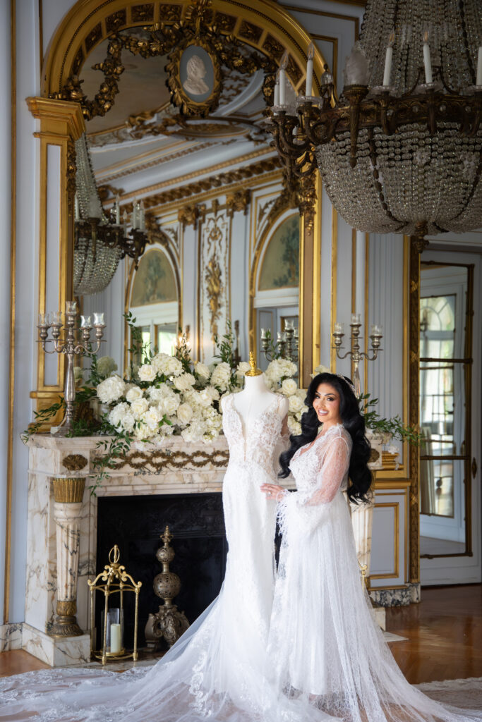 Maddy Cretella, whose parents own By Landmark, wed at Elkins Estate in Pennsylvania.