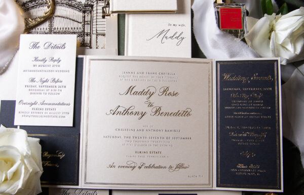 Maddy Cretella, whose parents own By Landmark, wed at Elkins Estate in Pennsylvania.