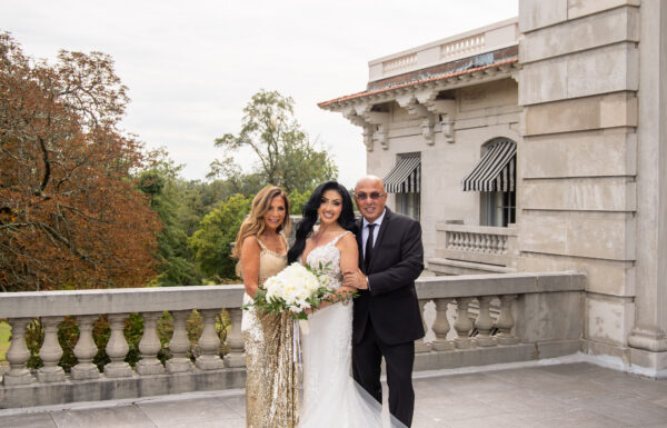 Maddy Cretella, whose parents own By Landmark, wed at Elkins Estate in Pennsylvania.
