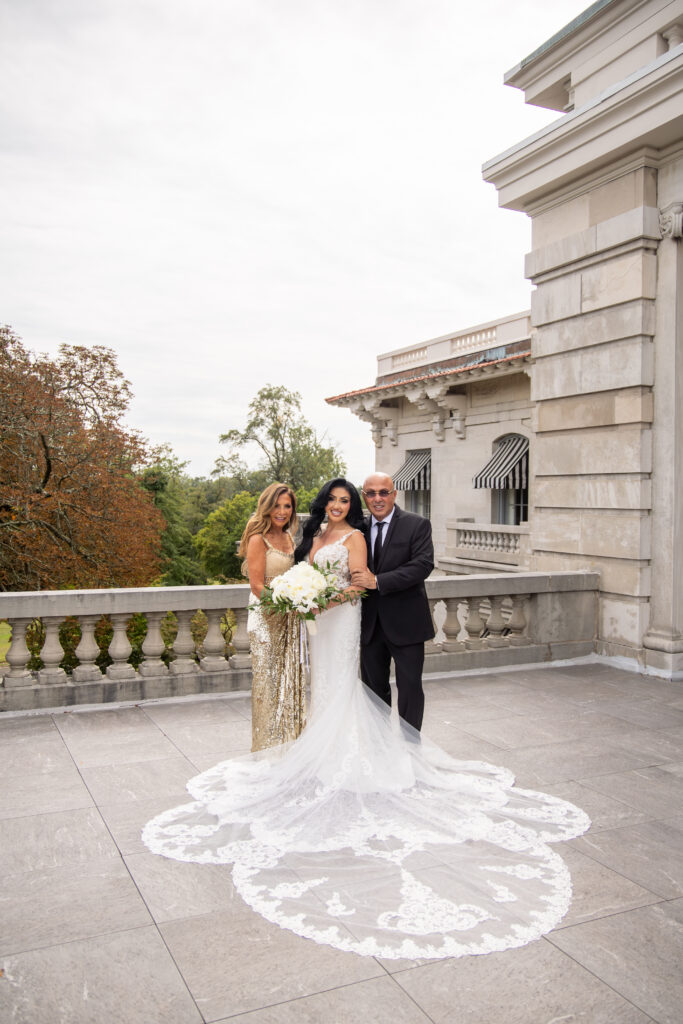 Maddy Cretella, whose parents own By Landmark, wed at Elkins Estate in Pennsylvania.