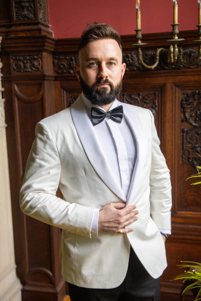 Maddy Cretella, whose parents own By Landmark, wed at Elkins Estate in Pennsylvania.