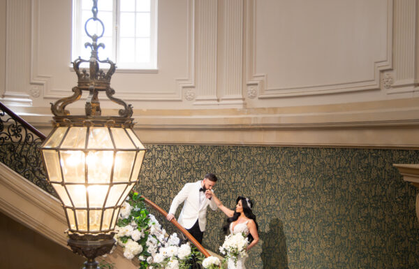 Maddy Cretella, whose parents own By Landmark, wed at Elkins Estate in Pennsylvania.