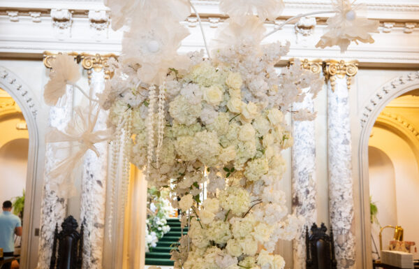 Maddy Cretella, whose parents own By Landmark, wed at Elkins Estate in Pennsylvania.