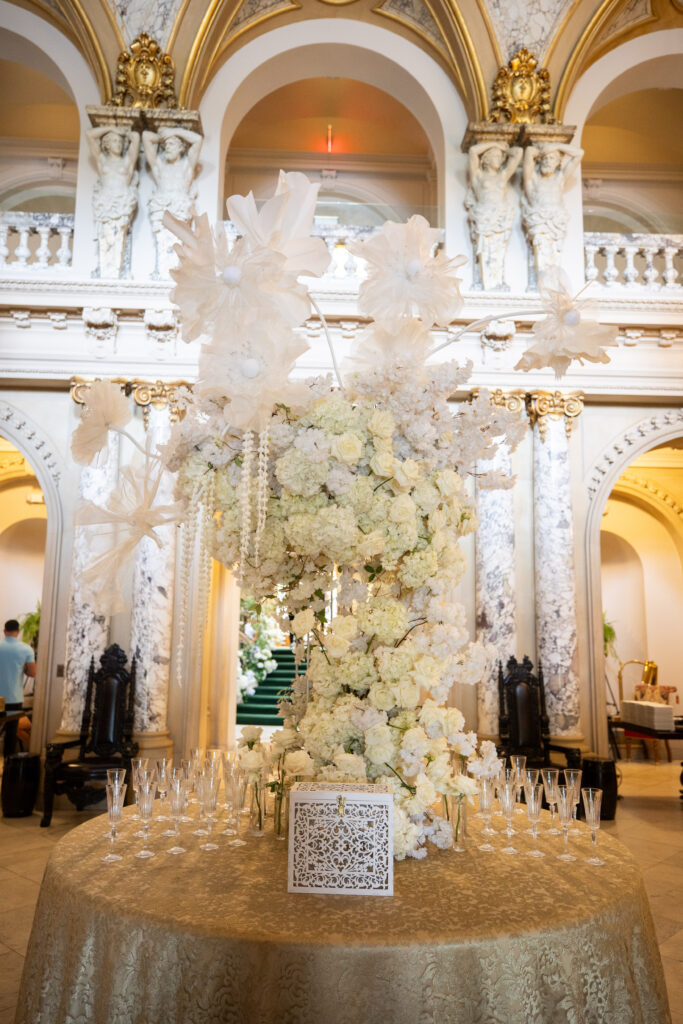Maddy Cretella, whose parents own By Landmark, wed at Elkins Estate in Pennsylvania.