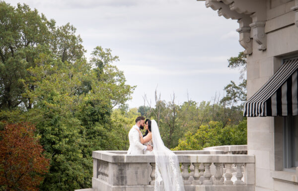 Maddy Cretella, whose parents own By Landmark, wed at Elkins Estate in Pennsylvania.