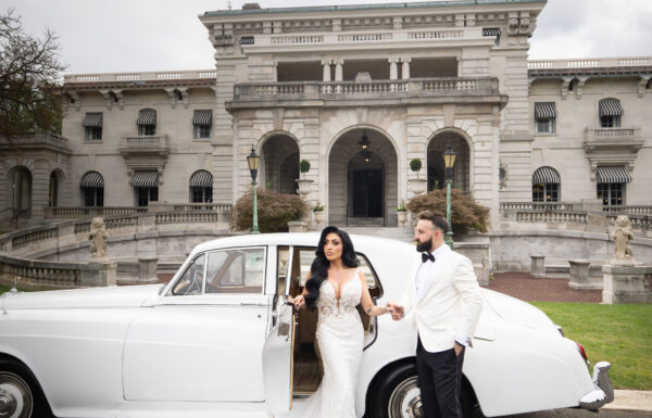 Maddy Cretella, whose parents own By Landmark, wed at Elkins Estate in Pennsylvania.
