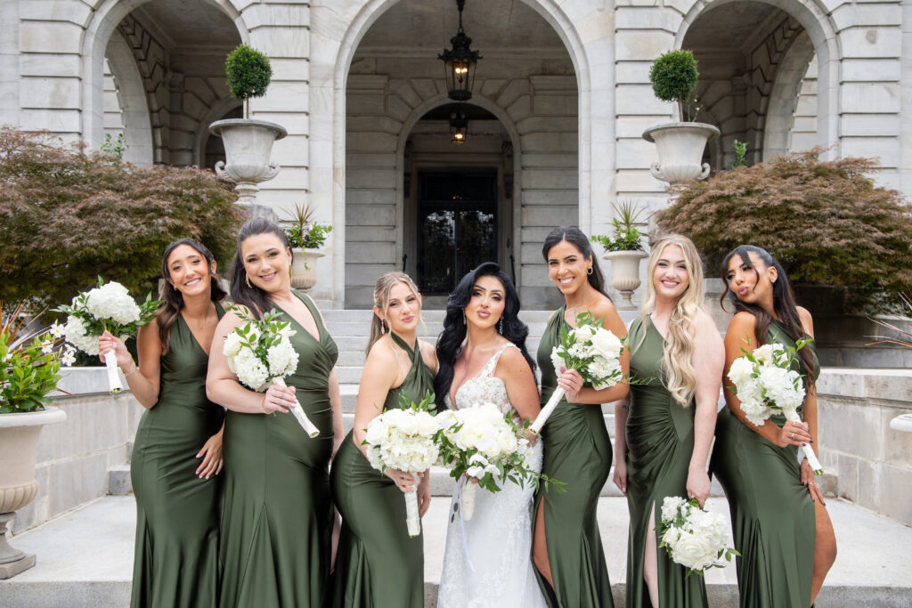 Maddy Cretella, whose parents own By Landmark, wed at Elkins Estate in Pennsylvania.