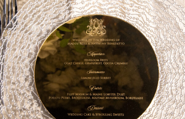 Maddy Cretella, whose parents own By Landmark, wed at Elkins Estate in Pennsylvania.