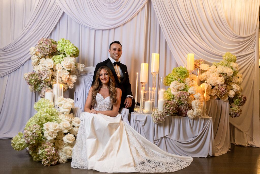 An elaborate Crystal Plaza wedding in Livingston, New Jersey.