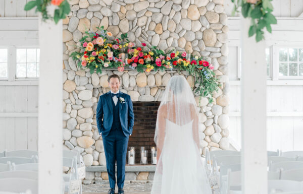 The wedding of A Coastal Wedding With Vibrant Colors & Meaningful Details A wedding at Bonnet Island Estate. Gallery 2