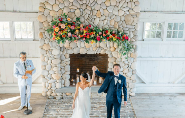 The wedding of A Coastal Wedding With Vibrant Colors & Meaningful Details A wedding at Bonnet Island Estate. Gallery 8