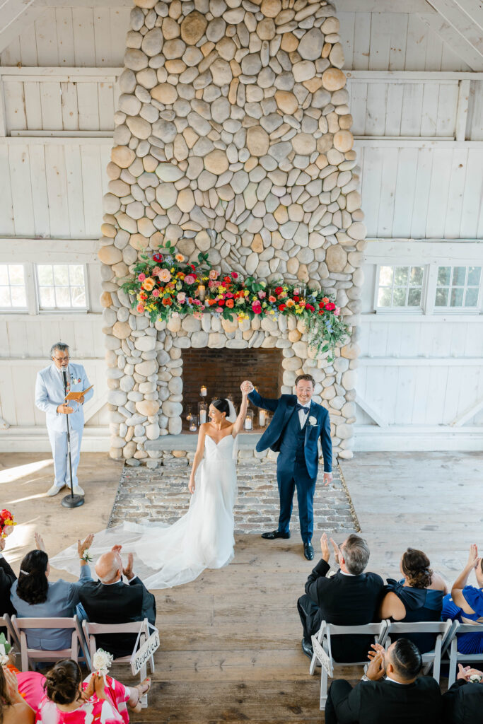 A wedding at Bonnet Island Estate.