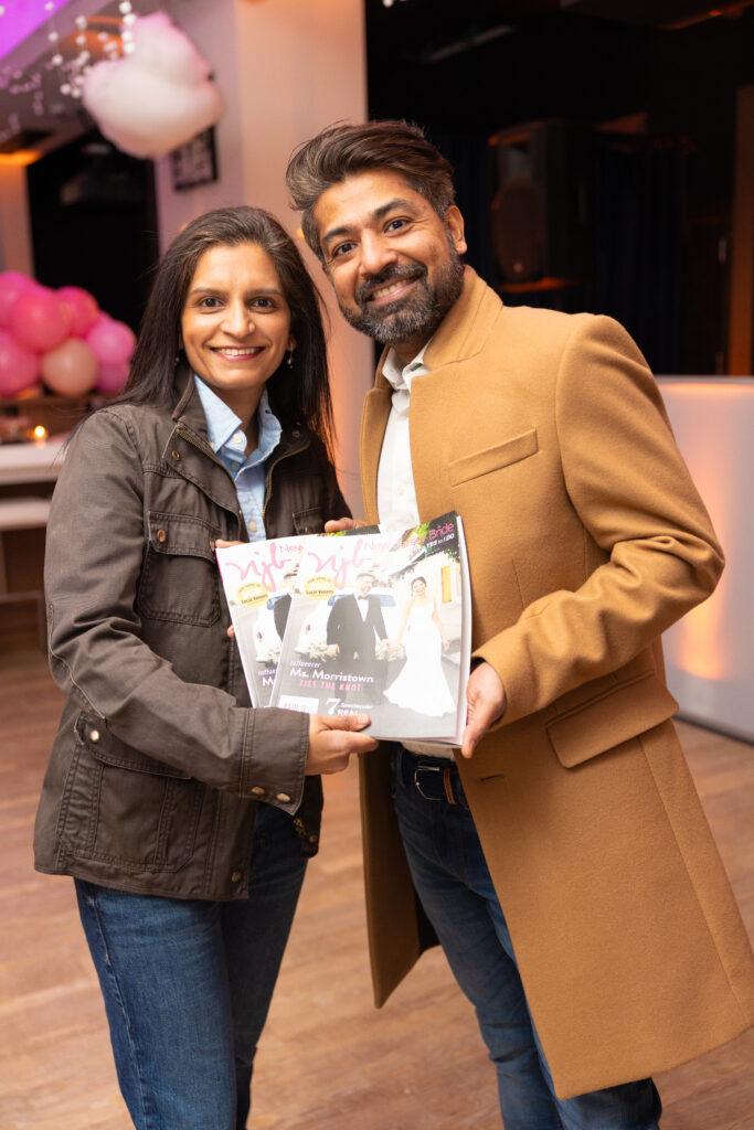New Jersey Bride revealed its latest cover, featuring the wedding of local influencer Ms. Morristown, during at party at 1776 in Morristown.