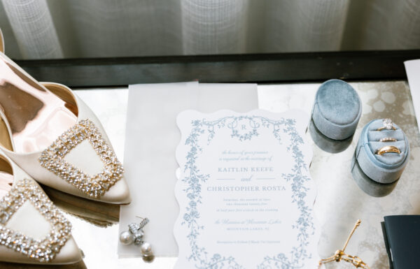 A wedding at the Mansion at Mountain Lakes.