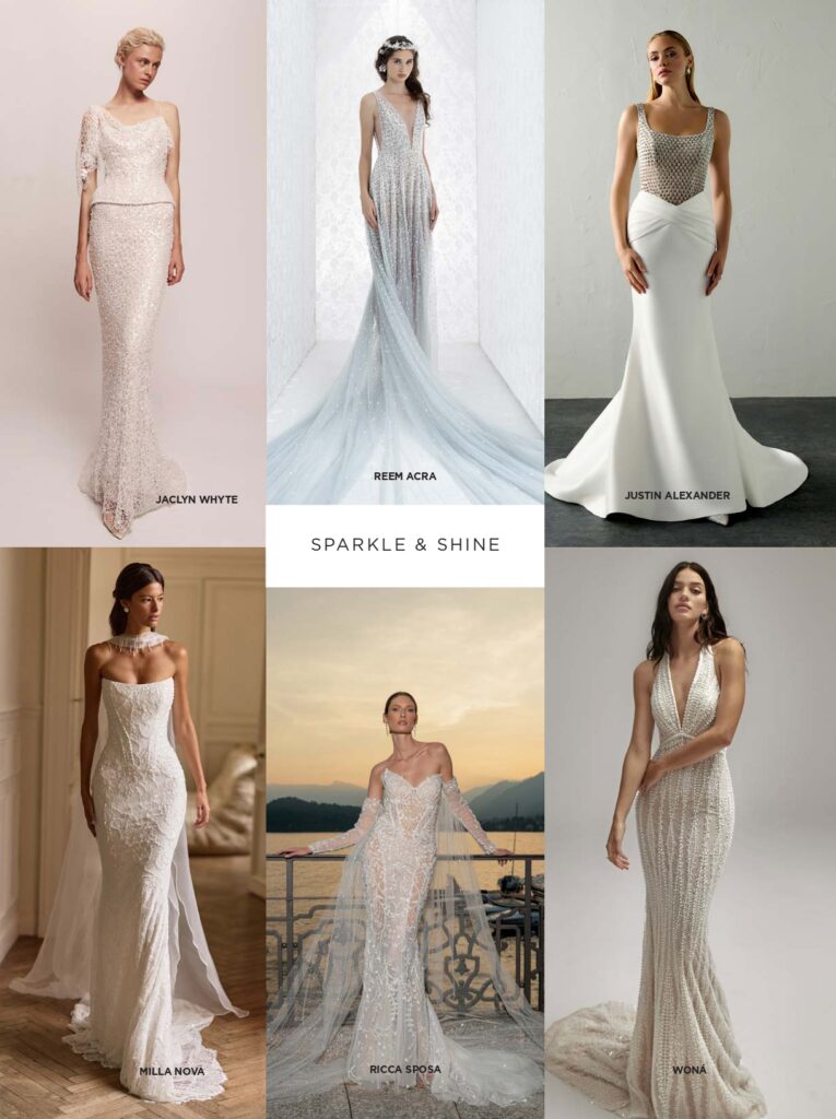A preview of gowns from the fall 2026 bridal collections.