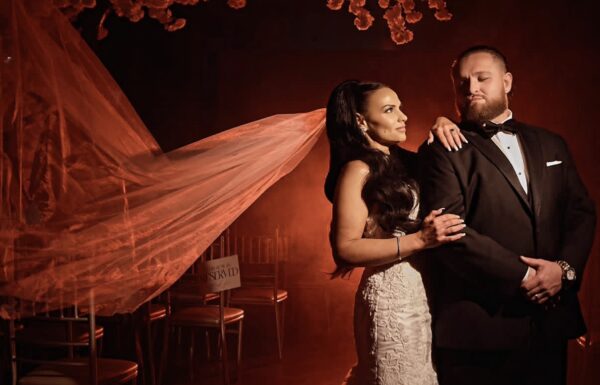 Cherry Blossoms, Candlelight & a First Dance on a Cloud at the Sheraton Grand Ballroom in Eatontown