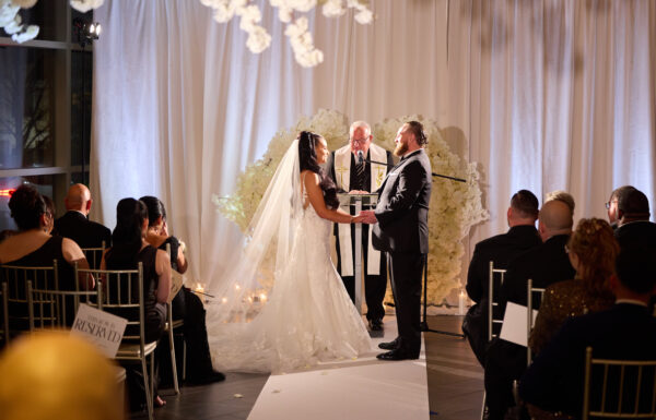 Cherry Blossoms, Candlelight & a First Dance on a Cloud at the Sheraton Grand Ballroom in Eatontown
