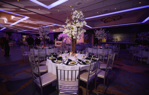Cherry Blossoms, Candlelight & a First Dance on a Cloud at the Sheraton Grand Ballroom in Eatontown