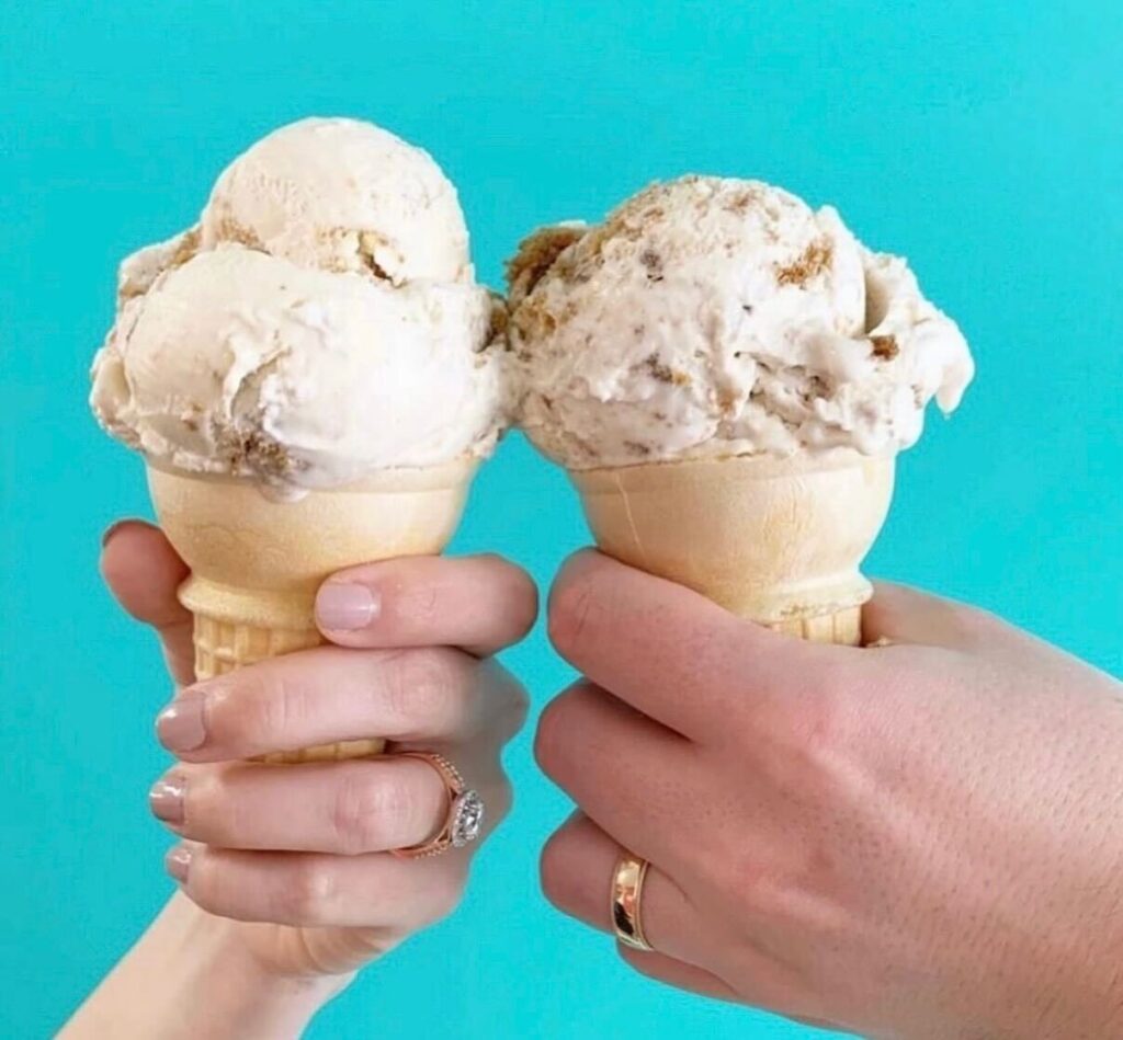 Beenie's Ice Cream in Morristown turns leftover wedding cake into custom ice cream.