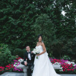 A Timeless Black-And-White Wedding With Sweet Bow Details