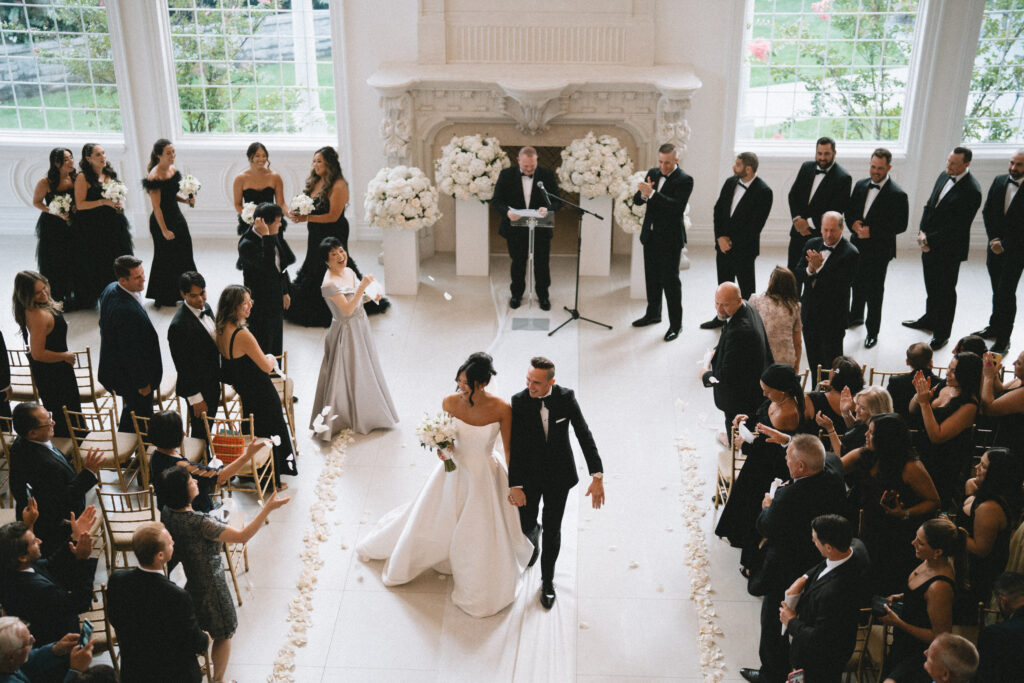 A wedding at the Estate at Florentine Gardens in River Vale, New Jersey.