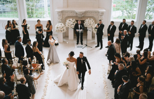 A wedding at the Estate at Florentine Gardens in River Vale, New Jersey.