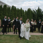 An Elegant Black and White Wedding With Swan Details