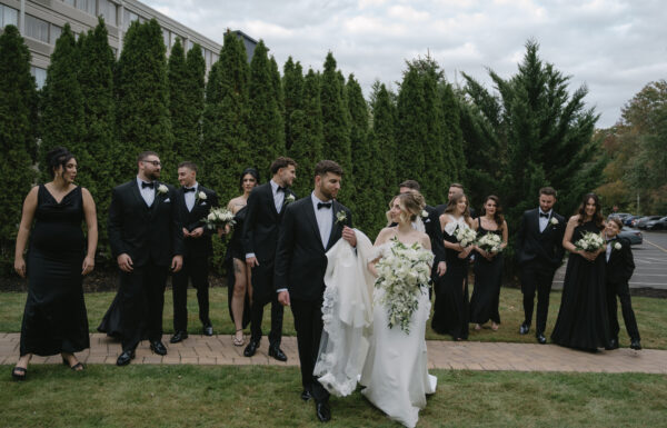 The wedding of An Elegant Black and White Wedding With Swan Details A wedding at Sterling Ballroom in New Jersey. Gallery 2