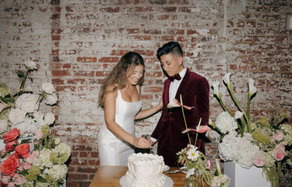 A wedding at Whitechapel Projects in New Jersey.