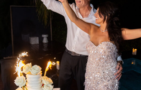 This NJ couple had a destination wedding in St. Barts.