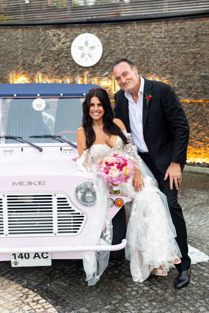 This NJ couple had a destination wedding in St. Barts.