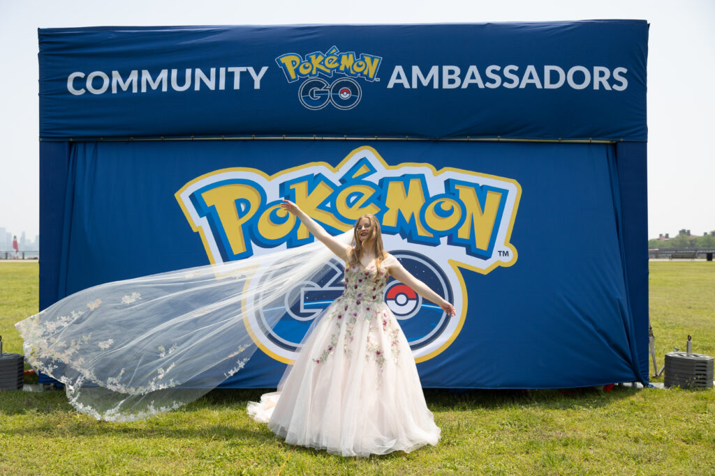 This couple won an all-expenses-paid wedding at Pokemon GO Fest in Jersey City.