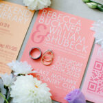 A Cheery Color Scheme in the Decor, Flowers & Bridesmaid Dresses at This Lake Mohawk Country Club Wedding