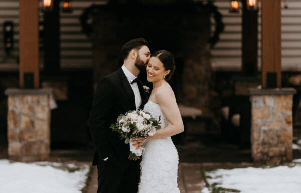 The wedding of Tons of Warm Candlelight & All-White Florals at This Cozy Winter Wedding at Olde Mill Inn A wedding at the Olde Mill Inn in Basking Ridge, New Jersey. Gallery 4