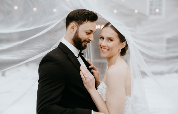 The wedding of Tons of Warm Candlelight & All-White Florals at This Cozy Winter Wedding at Olde Mill Inn A wedding at the Olde Mill Inn in Basking Ridge, New Jersey. Gallery 5