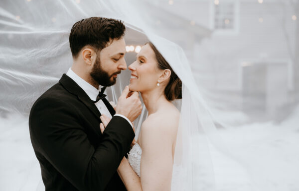 The wedding of Tons of Warm Candlelight & All-White Florals at This Cozy Winter Wedding at Olde Mill Inn A wedding at the Olde Mill Inn in Basking Ridge, New Jersey. Gallery 6