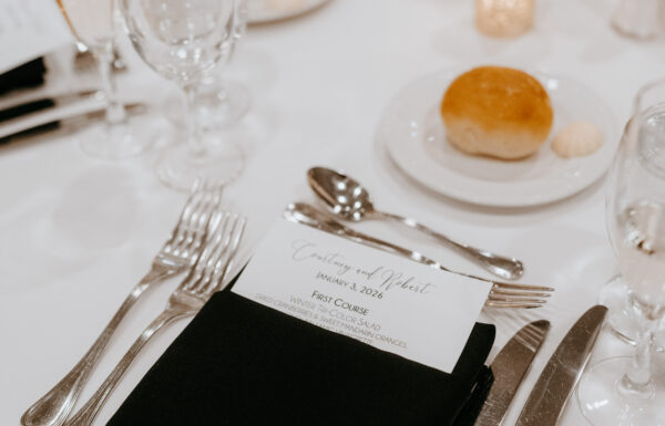 The wedding of Tons of Warm Candlelight & All-White Florals at This Cozy Winter Wedding at Olde Mill Inn A wedding at the Olde Mill Inn in Basking Ridge, New Jersey. Gallery 9