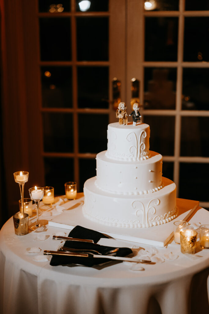 A wedding at the Olde Mill Inn in Basking Ridge, New Jersey.