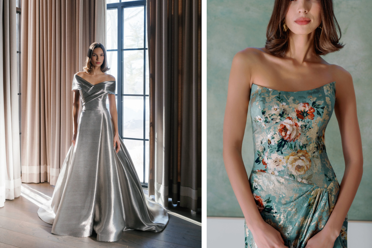 NJ designer Sareh Nouri just debuted her American Legacy, Reimagined evening wear collection made for mothers of the bride and groom.
