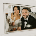 Baby’s Breath Surrounded the Chandeliers at This Snowy Winter Ryland Inn Wedding