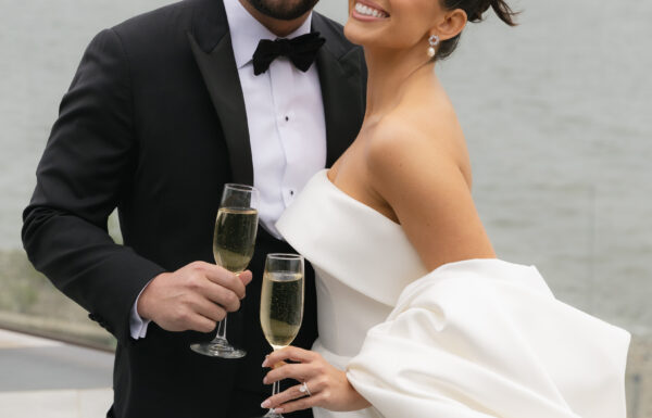 The wedding of Live Entertainment Plus a DJ Paired With Stunning NYC Views at This Hudson House Wedding A wedding at Hudson House in New Jersey. Gallery 2