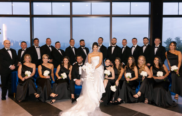 The wedding of Live Entertainment Plus a DJ Paired With Stunning NYC Views at This Hudson House Wedding A wedding at Hudson House in New Jersey. Gallery 9